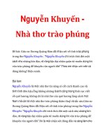 Nguyễn Khuyến Nhà thơ trào phúng pps