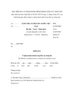 MẪU BIÊN BẢN VI PHẠM HÀNH CHÍNH TRONG LĨNH VỰC HÀNG HẢI pot