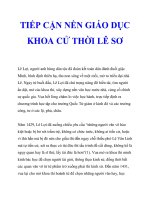 TIẾP CẬN NỀN GIÁO DỤC KHOA CỬ THỜI LÊ SƠ_1 pps