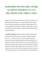 DANH NHÂN NGUYỄN TRÃI - SỰ HỘI TỤ NHỮNG TINH HOA CỦA VĂN HÓA THĂNG LONG THỜI LÝ TRẦN_1 pot