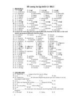 Đề cương ôn tập khối 12- HK I ppsx