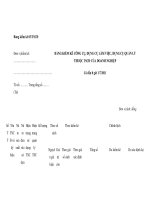 MẪU BẢNG KIỂM KÊ CÔNG CỤ, DỤNG CỤ LÀM VIỆC, DỤNG CỤ QUẢN LÝ THUỘC TÀI SẢN CỐ ĐỊNH CỦA DOANH NGHIỆP docx