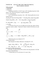 KỸ THUẬT SẢN XUẤT CHẤT DẺO - PHẦN 2 CÔNG NGHỆ SẢN XUẤT MỘT SỐ POLYMER TRÙNG NGƯNG - CHƯƠNG 12 potx