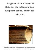 Truyện cổ cố đô - Truyện 08: Cuộc đời của một ông tướng lừng danh bắt đầu từ một bài văn nhỏ ppsx