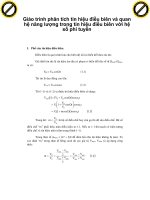 Giáo trình phân tích tín hiệu điều biên và quan hệ năng lượng trong tín hiệu điều biên với hệ số phi tuyến p1 pps