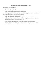 Kế hoạch hoạt động công đoàn tháng 5 ppsx