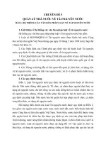 Tài liệu tập huấn bồi dưỡng nghiệp vụ quản lý nhà nước về tài nguyên môi trường part 5 pps