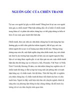 NGUỒN GỐC CỦA CHIẾN TRANH_1 ppsx