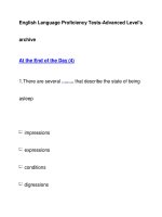 English Language Proficiency Tests-Advanced Level''''sarchiveAt the End of the Day (4) pdf