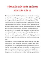 TỔNG KẾT KIẾN THỨC THỂ LOẠI VĂN XUÔI VĂN 12_4 pdf