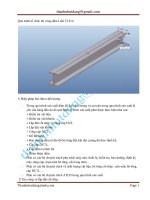 Quá trình tổ chức thi công dầm I dài 23,8 m pptx