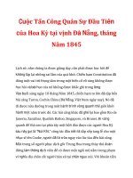Cuộc Tấn Công Quân Sự Đầu Tiên của Hoa Kỳ tại vịnh Đà NẵngNăm 1845 potx