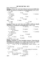 ĐỀ THI THỬ ĐH – SỐ 2 doc