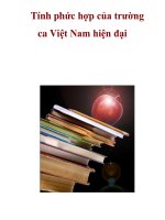 Tính phức hợp của trường ca Việt Nam hiện đại _2 potx