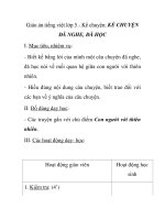 Giáo án tiếng việt lớp 5 - Kể chuyện: KỂ CHUYỆN ĐÃ NGHE, ĐÃ HỌC pdf