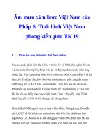 Âm mưu xâm lược Việt Nam của Pháp & Tình hình Việt Nam phong kiến giữa TK 19_1 pps