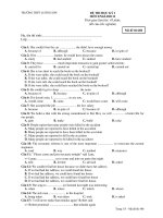 ĐỀ THI HỌC KỲ I MÔN ENGLISH 12 - Mã đề thi 486 pdf