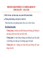 Phương thức phòng và chống bệnh truyền nhiễm part 7 pot