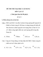 ĐỀ THI THƯ ĐẠI HỌC-CAO ĐẲNG đề số 4. pps