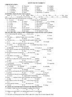 ĐỀ ÔN THI TỐT NGHIỆP 12 pot