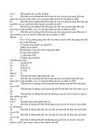 Đề thi và đáp án Sinh học: Đột biến gen ppsx