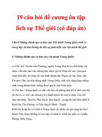 19 câu hỏi đề cương ôn tập lich sự Thế giới (có đáp án)_3 pdf