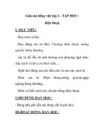 Giáo án tiếng việt lớp 2 - TẬP ĐỌC: điện thoại pdf