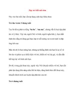 Dạy trẻ biết nói sớm doc