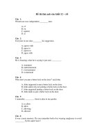 Đề thi thử anh văn khối 12 – A4 pps