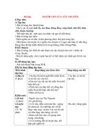 Giáo án Tập đọc lớp 3: Đề bài: NGƯỜI CON CỦA TÂY NGUYÊN. pot