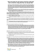 Giáo trình phân tích ảnh hưởng về thuế thu nhập hiện hành và thuế thu nhập phân loại của một giao dịch p1 potx