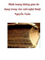 Hình tượng không gian đa dạng trong văn xuôi nghệ thuật Nguyễn Tuân _2 pps
