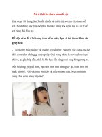 Xử trí khi bé thích ném đồ vật pptx