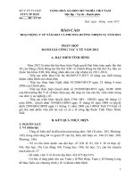 Báo cáo hoạt động khám chữa bệnh năm 2012 và phương hướng 2013