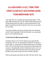 BA ĐÒN CHIẾN LƯỢC, TỔNG TIẾN CÔNG VÀ NỔI DẬY GIẢI PHÓNG HOÀN TOÀN MIỀN NAM 1975_2 ppsx
