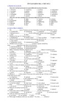 ÔN TẬP KIỂM TRA 1 TIẾT SỐ 2 pptx