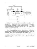 Giáo trình phân tích cấu tạo căn bản của Mosfet với tín hiệu xoay chiều và mạch tương đương với tín hiệu nhỏ p2 pdf