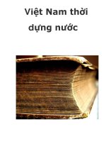 Việt Nam thời dựng nước ppsx