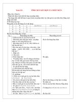 Giáo án lớp 4: Toán TÍNH CHẤT KẾT HỢP CỦA PHÉP NHÂN ppsx