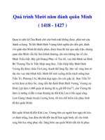 Quá trình Mười năm đánh quân Minh ( 1418 - 1427 )_2 ppt