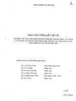 Nghiên cứu tìm giải pháp nguồn tôm mẹ thành thục và nâng cao năng suất sinh học trong các trại sản xuất tôm giống ở các tỉnh phía Bắc