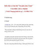 Kiến thức cơ bản bài 