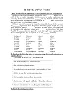 ĐỀ THI THỬ ANH VĂN - TEST 16 pps