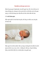 Tìm hiểu tư thế ngủ của bé yêu docx