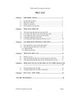 Đồ án mạng lưới cấp nước trên địa bàn thành phố tân tiến