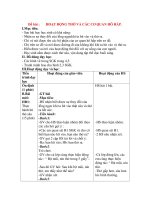 Giáo án Tự nhiên xã hội lớp 3: Đề bài : HOẠT ĐỘNG THỞ VÀ CÁC CƠ QUAN HÔ HẤP doc