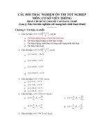 Đề cương môn: cơ sở viễn thông pps