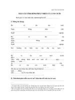 MẪU BÁO CÁO TÌNH HÌNH PHÁT TRIỂN CỦA CON NUÔI pot