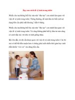 Dạy con cách đi vệ sinh trong toilet ppsx