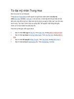 Tứ đại mỹ nhân Trung Hoa doc